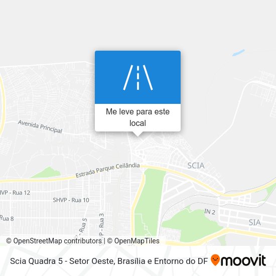 Scia Quadra 5 - Setor Oeste mapa