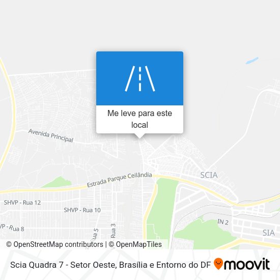Scia Quadra 7 - Setor Oeste mapa