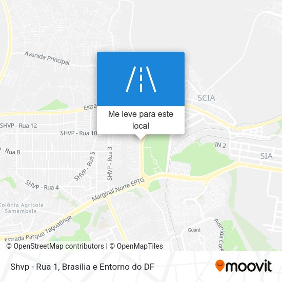 Shvp - Rua 1 mapa