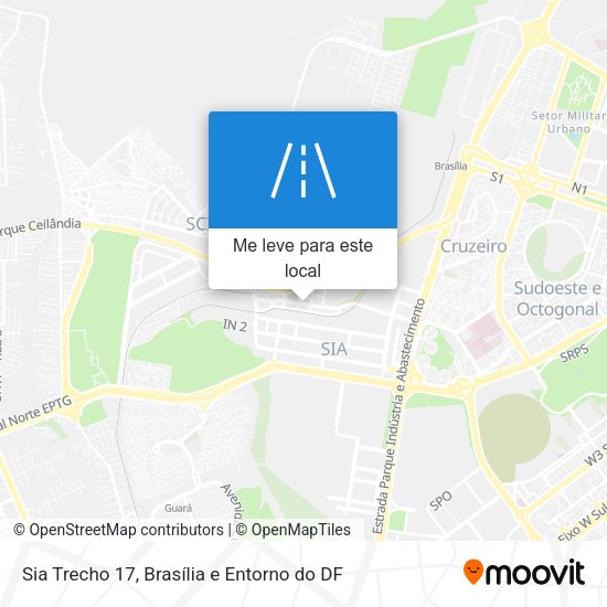 Sia Trecho 17 mapa