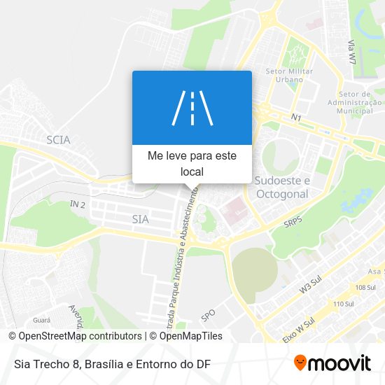 Sia Trecho 8 mapa
