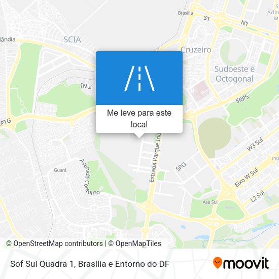 Sof Sul Quadra 1 mapa
