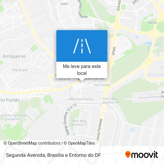Segunda Avenida mapa