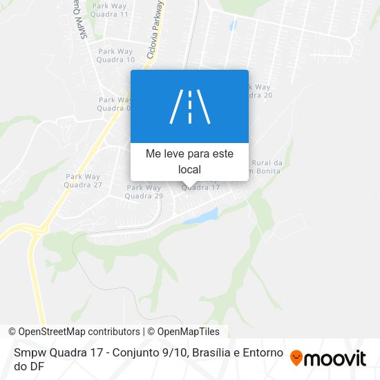 Smpw Quadra 17 - Conjunto 9/10 mapa