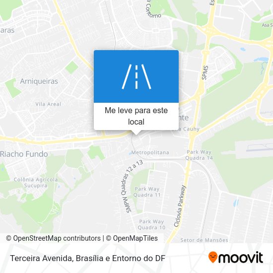 Terceira Avenida mapa