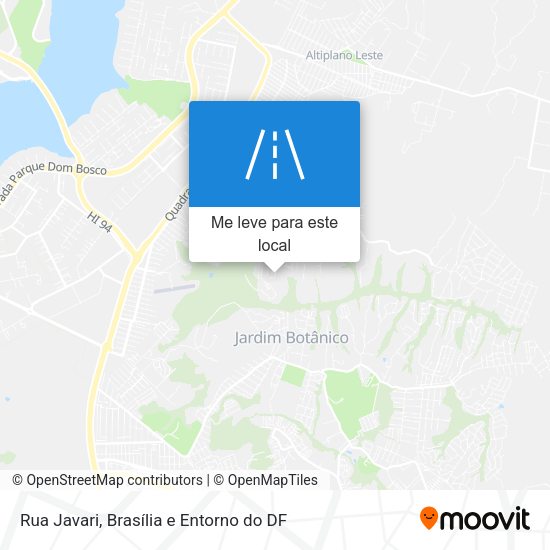 Rua Javari mapa