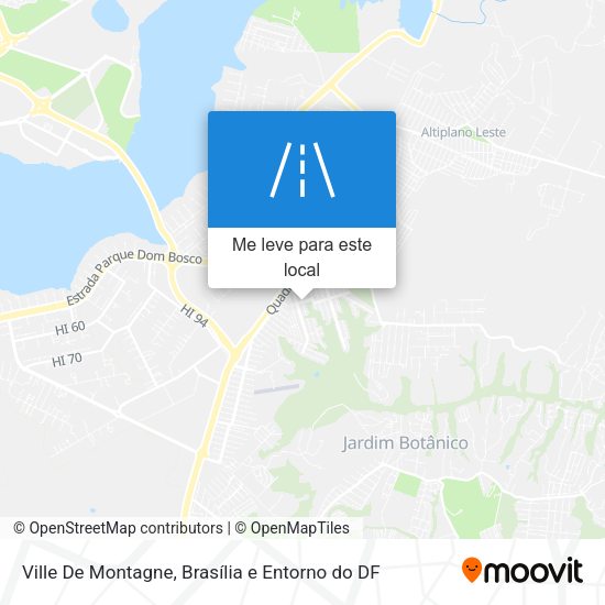 Ville De Montagne mapa