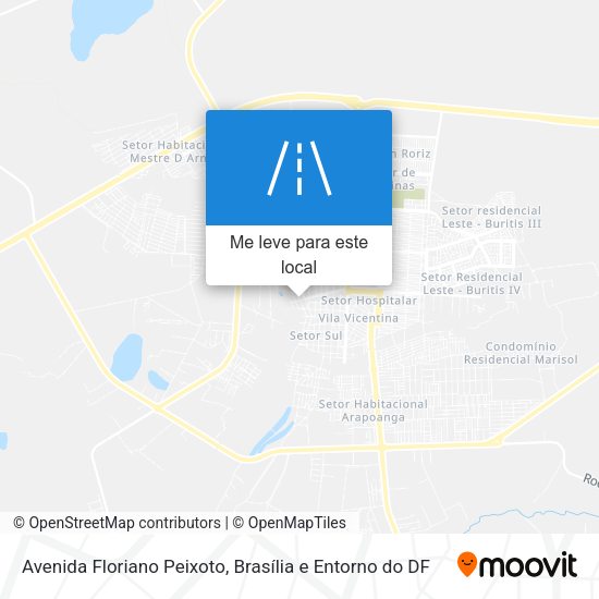 Avenida Floriano Peixoto mapa