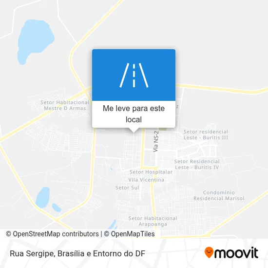 Rua Sergipe mapa