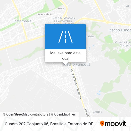 Quadra 202 Conjunto 06 mapa