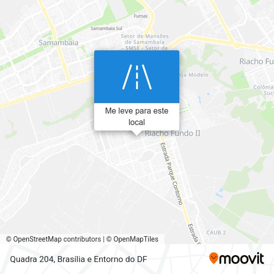 Quadra 204 mapa
