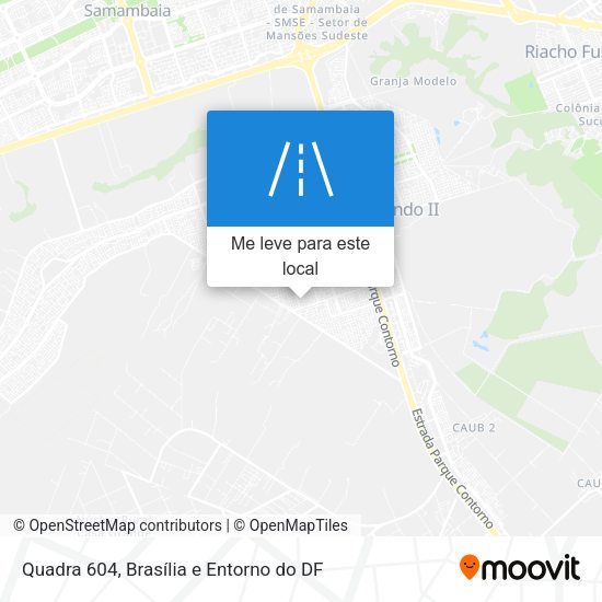 Quadra 604 mapa