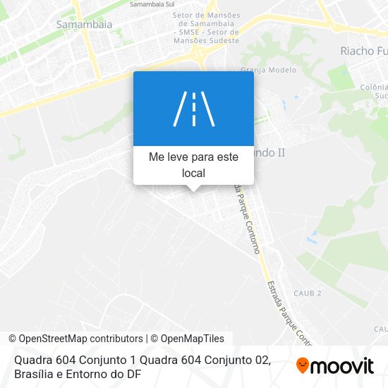 Quadra 604 Conjunto 1 Quadra 604 Conjunto 02 mapa