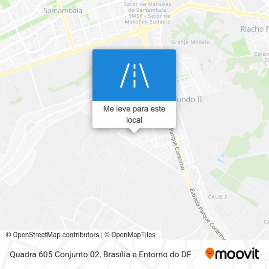 Quadra 605 Conjunto 02 mapa
