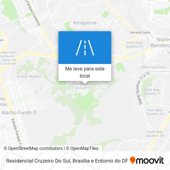 Residencial Cruzeiro Do Sul mapa