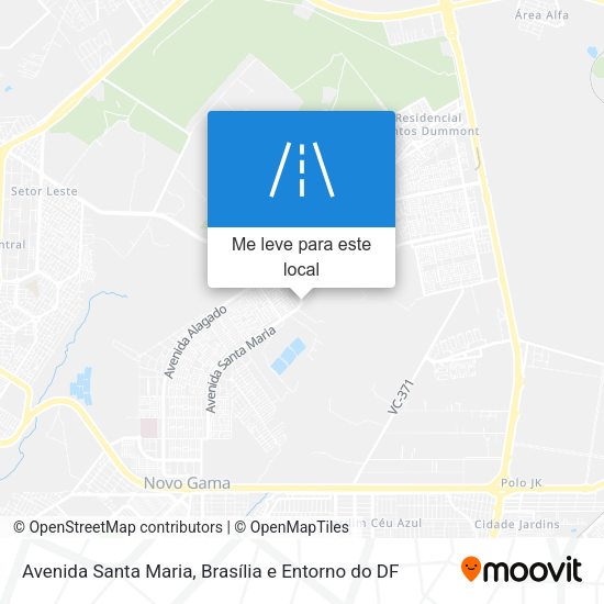 Avenida Santa Maria mapa