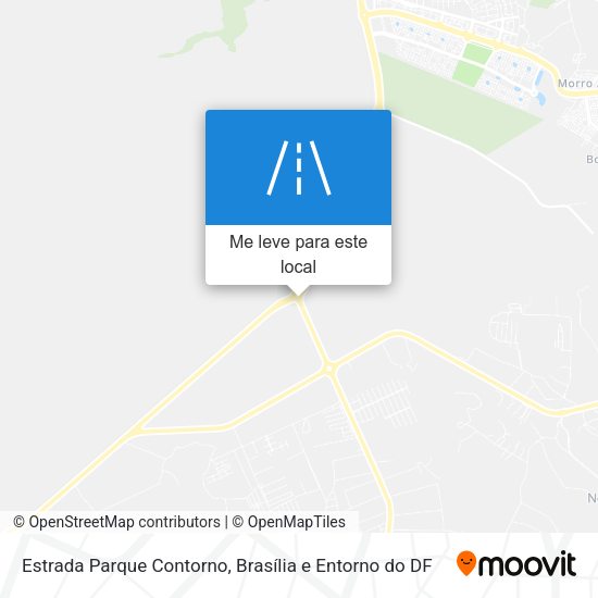 Estrada Parque Contorno mapa