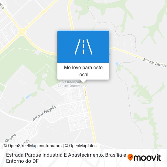 Estrada Parque Indústria E Abastecimento mapa