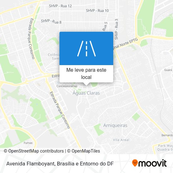 Avenida Flamboyant mapa
