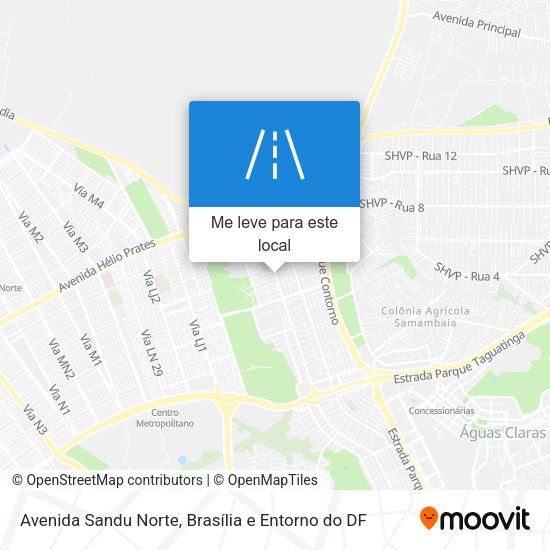 Avenida Sandu Norte mapa