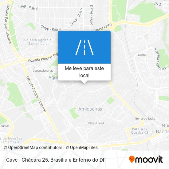 Cavc - Chácara 25 mapa