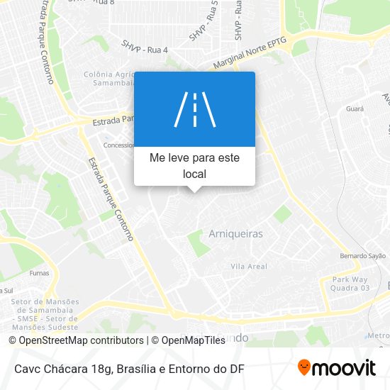 Cavc Chácara 18g mapa