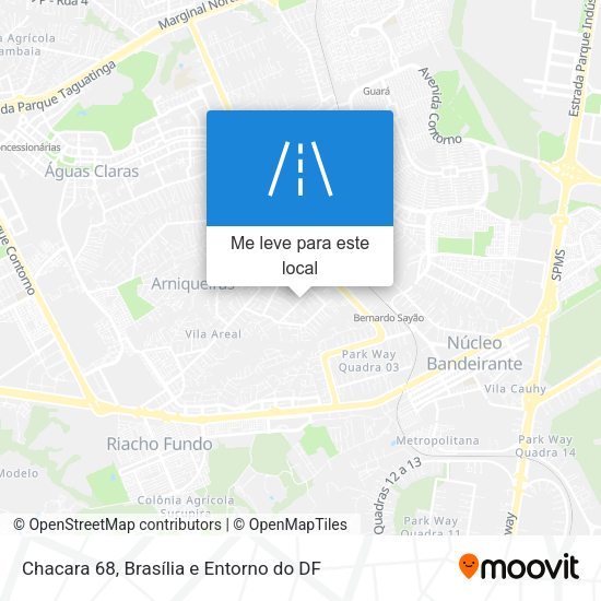 Chacara 68 mapa