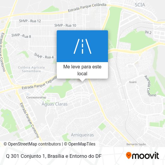 Q 301 Conjunto 1 mapa
