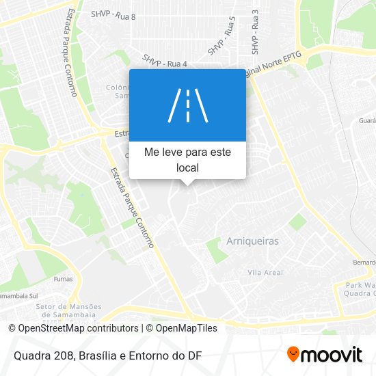 Quadra 208 mapa