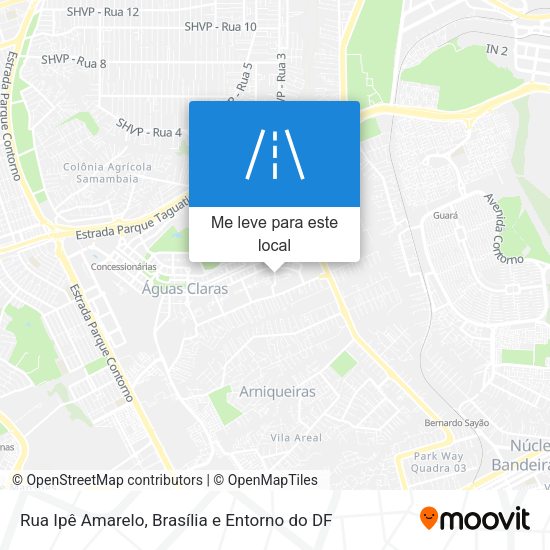 Rua Ipê Amarelo mapa