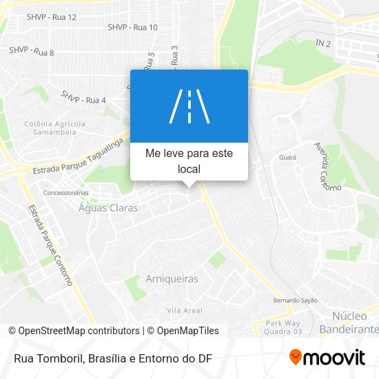 Rua Tomboril mapa
