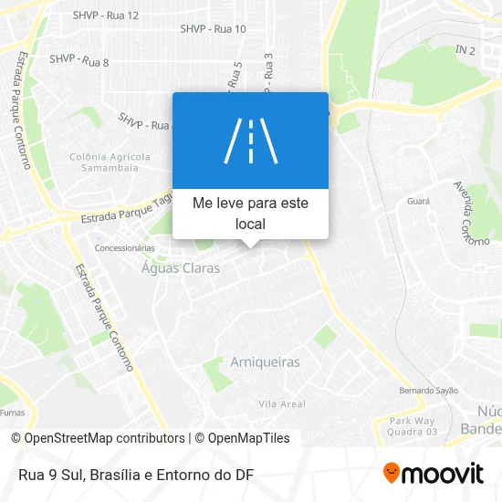 Rua 9 Sul mapa