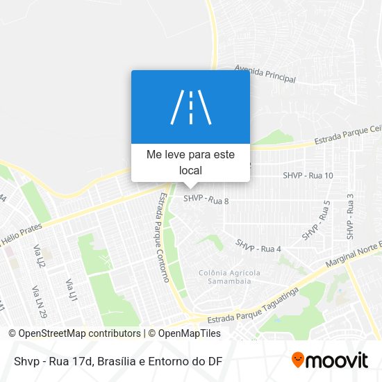 Shvp - Rua 17d mapa