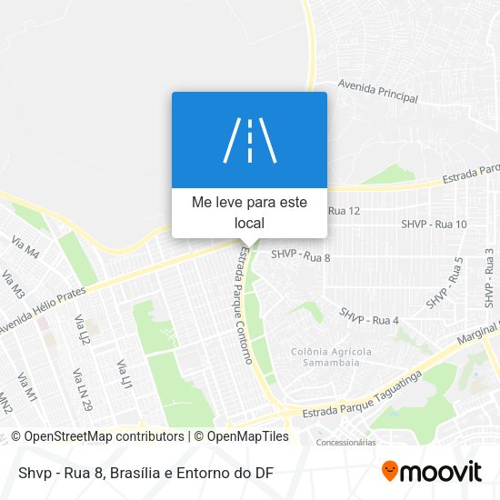 Shvp - Rua 8 mapa