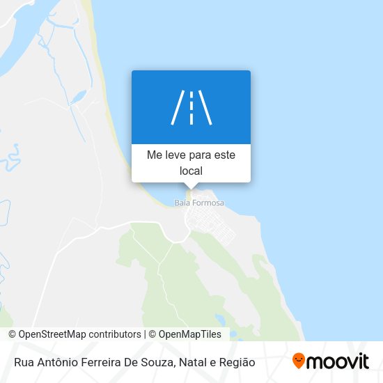Rua Antônio Ferreira De Souza mapa
