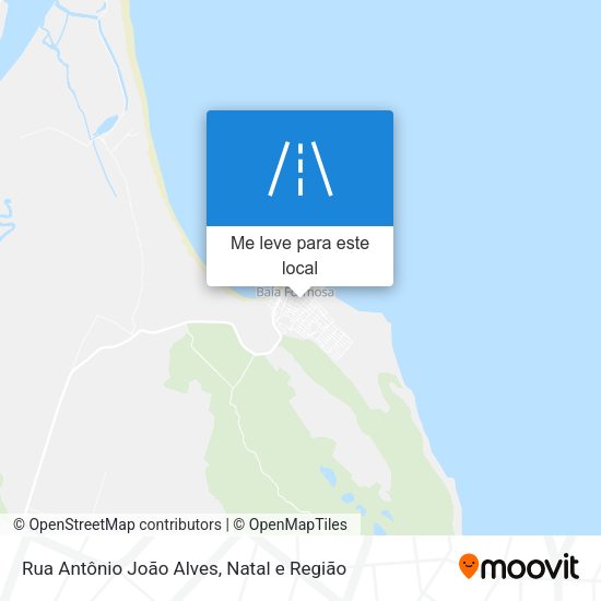 Rua Antônio João Alves mapa