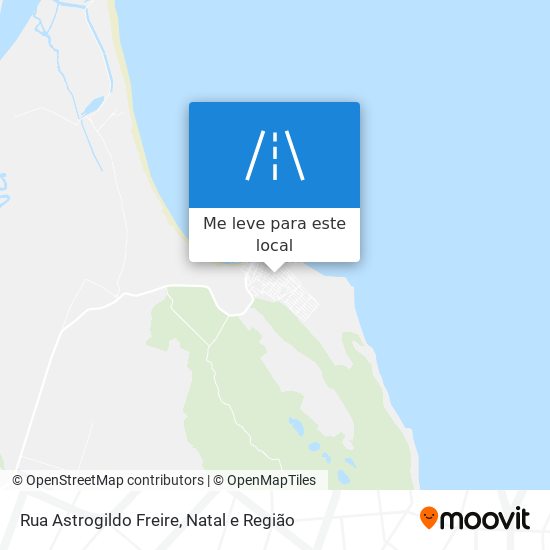 Rua Astrogildo Freire mapa