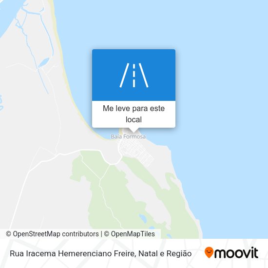 Rua Iracema Hemerenciano Freire mapa