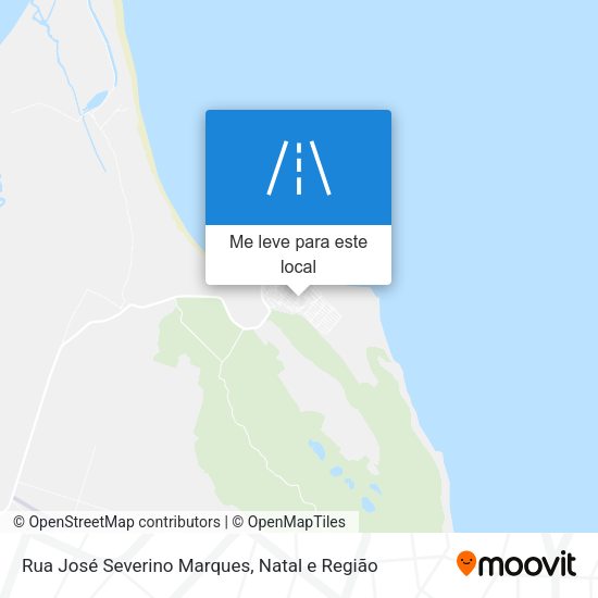 Rua José Severino Marques mapa