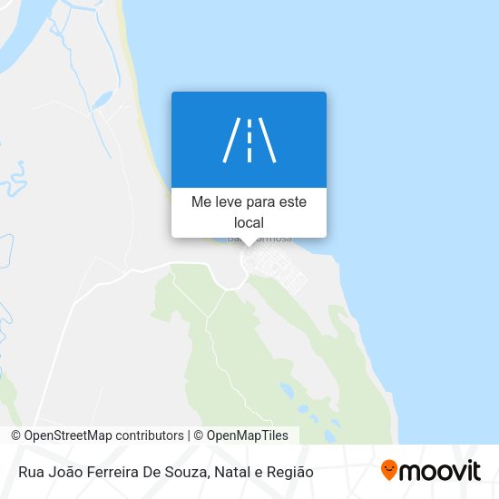 Rua João Ferreira De Souza mapa