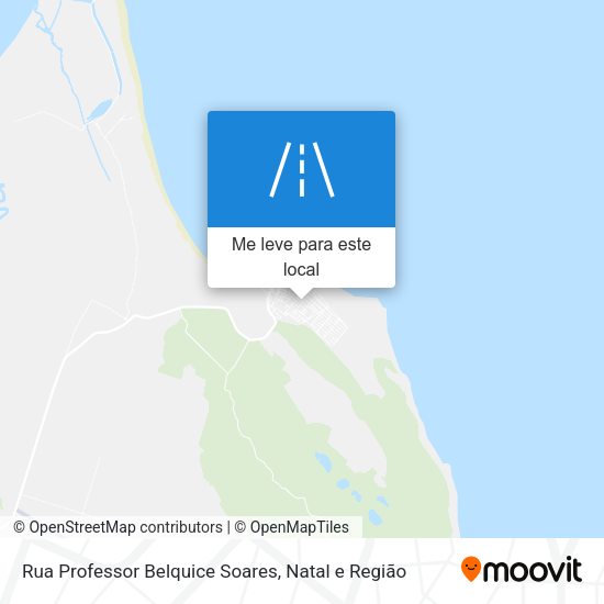 Rua Professor Belquice Soares mapa