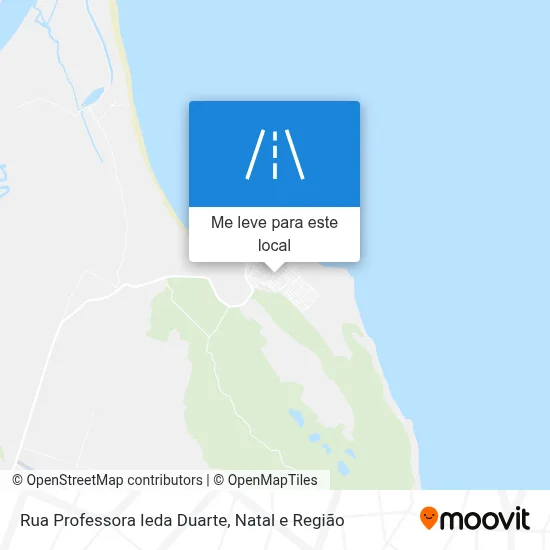 Rua Professora Ieda Duarte mapa