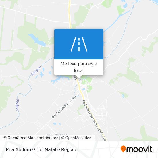 Rua Abdom Grilo mapa
