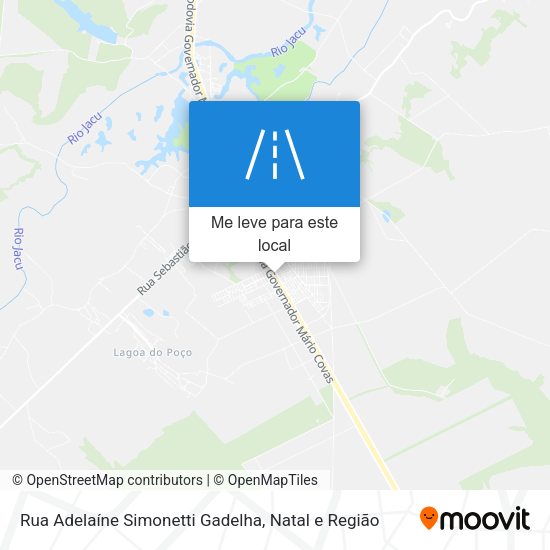 Rua Adelaíne Simonetti Gadelha mapa