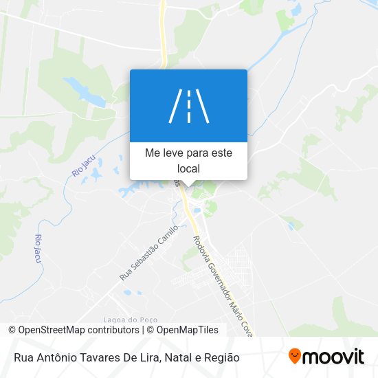 Rua Antônio Tavares De Lira mapa