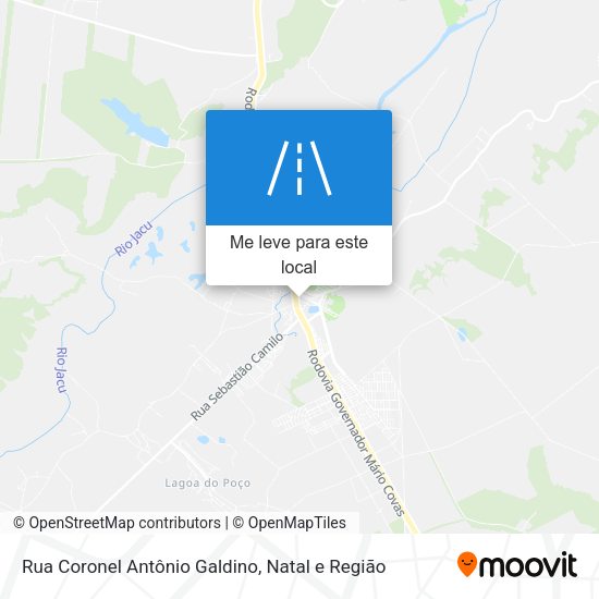 Rua Coronel Antônio Galdino mapa