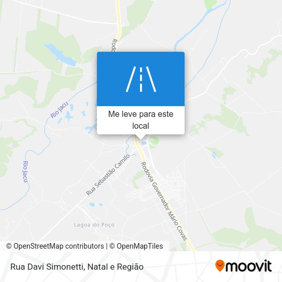 Rua Davi Simonetti mapa