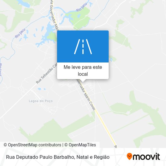Rua Deputado Paulo Barbalho mapa