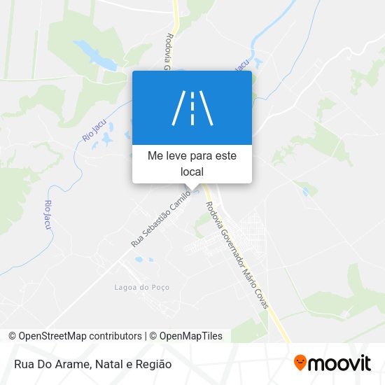 Rua Do Arame mapa