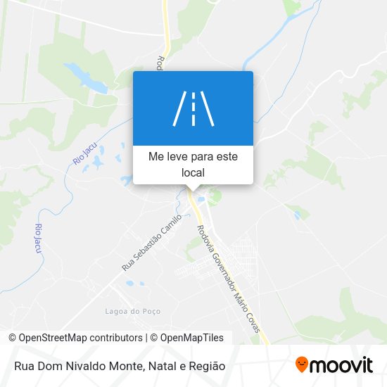 Rua Dom Nivaldo Monte mapa
